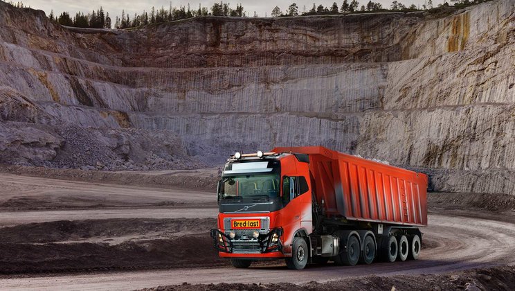 Volvo Trucks proporciona una solución de transporte autónoma a Brønnøy Kalk AS